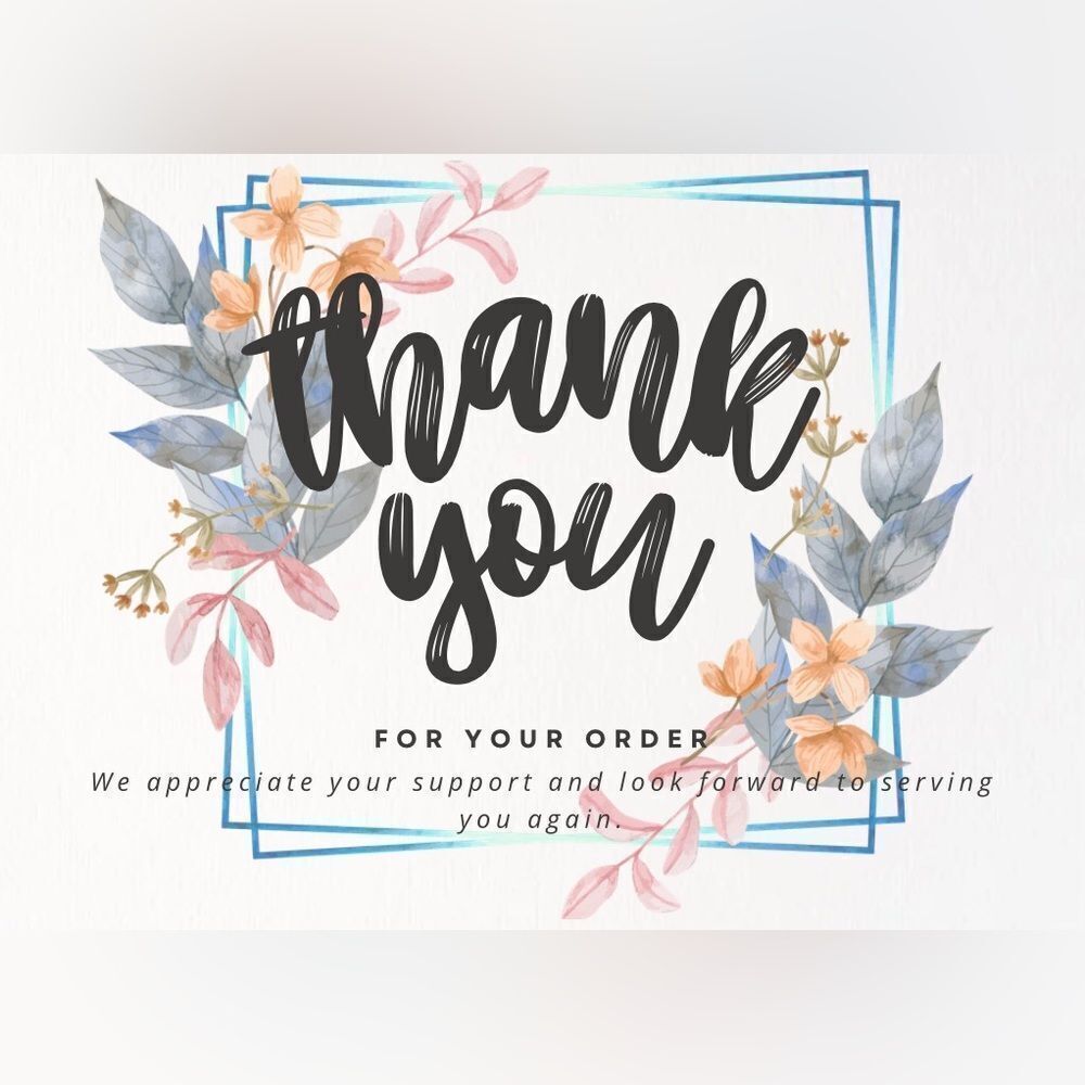 50 Personalized Thank You Cards